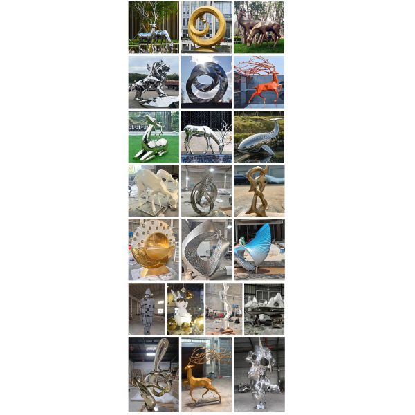 Customizable Design Durable Stainless Steel Sculpture for Indoor & Outdoor Use