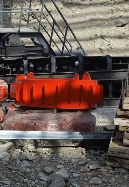 Élimineur de fer électromagnétique pour l'exploitation minière à 220 V de tension et à auto-refroidissement