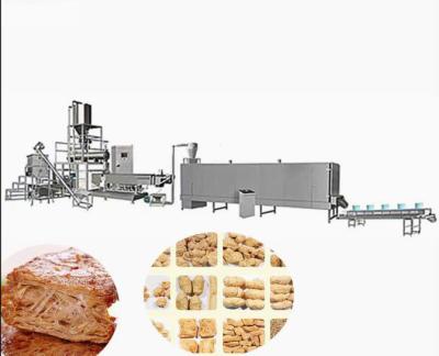 Équipement végétarien texturisé d'extrudeuse de machine d'extrudeuse du soja/casse-croûte de souffle