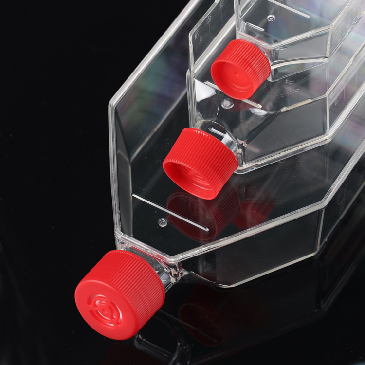 cell  culture flask Лабораторные стерильные флаконы для клеточных культур T15 T50 T75 T175 Апирогенная вентилируемая крышка Герметичная крышка