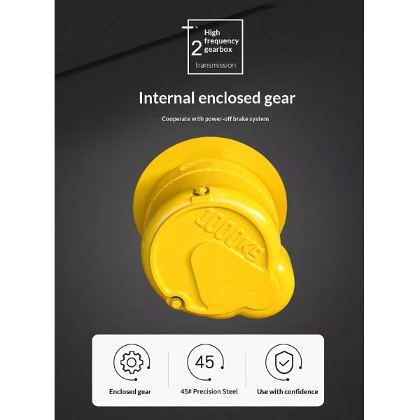 Heavy-Duty 380V Steel Electric Hoist with Wire Rope for Overhead Crane and Material Lifting