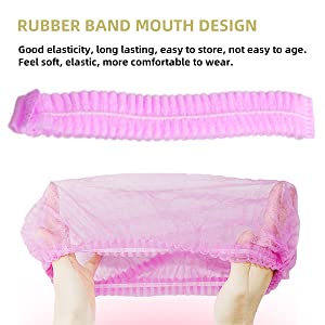 Elastic Cap covers, Medical Disposable Surgical Head Caps, Nonwoven Bouffant Mob Cap, Hair Net NURSE CAP