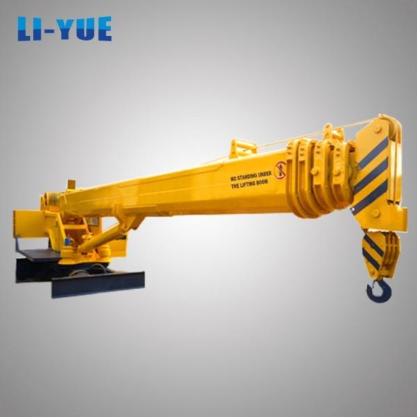 Telescopic Boom Hydraulic Marine Crane 10ton 8ton 5ton 3ton 2ton For Ship Port