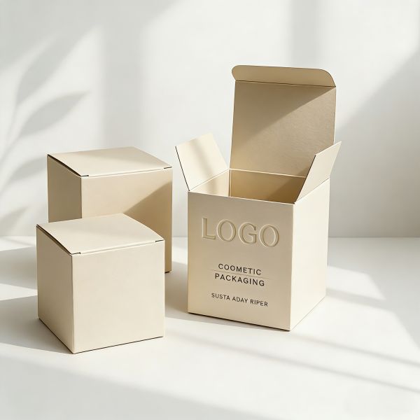 Custom Logo Printed Luxury Textured Finish Art Paper UV Coated Recyclable Packaging for Perfume Box