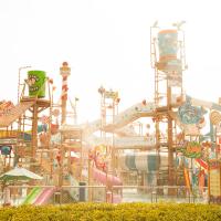 Commercial Fiberglass Water Slide Splash Park Water Playground Equipment Aqua House for Kids Adults
