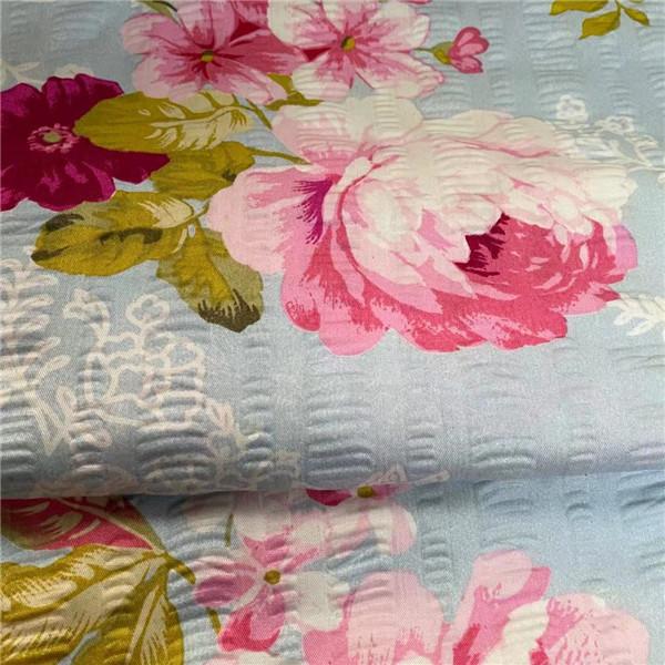 Telas de matéria têxtil impressas 45SX45S da casa do crepe de algodão 150CM prova UV da água do tecido de algodão de 115 G/M