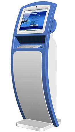 Free Standing Lottery Ticket Kiosk 1920*1080 With Cash / Bank Cards Payment