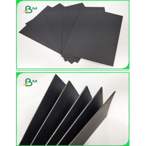 35 * el papel FSC 250gr 300gr de atascamiento de libro negro 47inch para la ropa marca con etiqueta