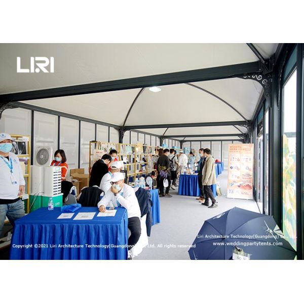 Waterproof Hard Walls Aluminum Modular Tent For Passage Aisle
