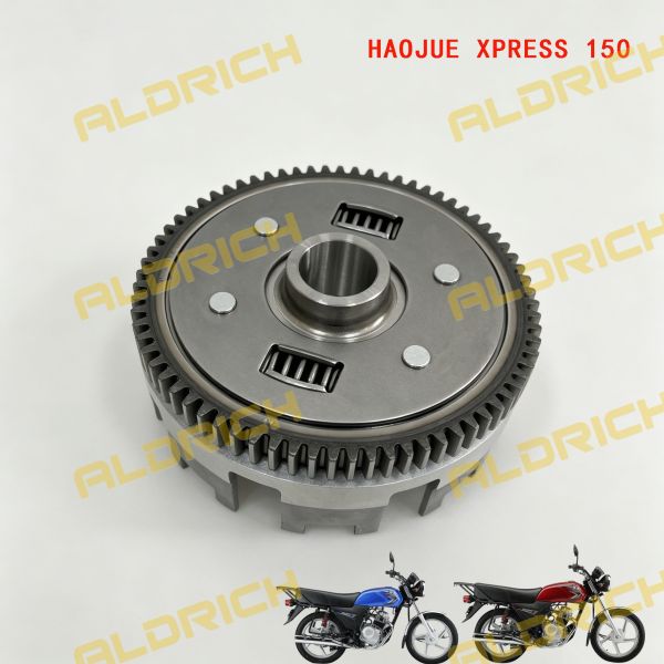 ALDRICH CLUTCH COVER - HAOJUE XPRESS - ADC12 Aluminum Alloy Engine Side Case
