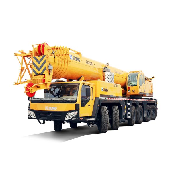 QAY 220 All Terrain Crane South Africa Customerized Color 55 Ton Truck Crane for Mining Aera