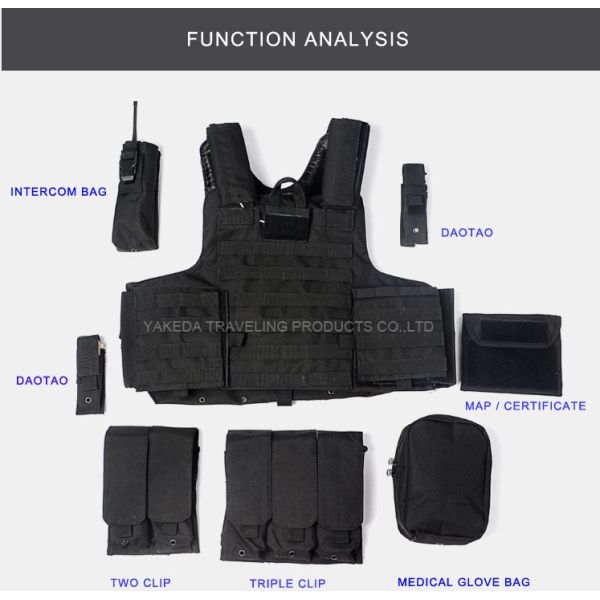 Black Hawk Tactical Vest Tactical Assault Gear Vest 600D Polyester