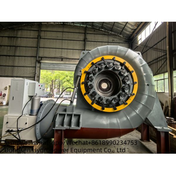 Cast Iron Francis Water Turbine Generator with Static Excitation System for 30~50 Years Lifespan and Automatic Control