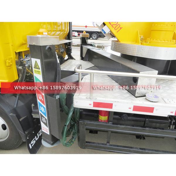 Philippines KV100 ISUZU Hydraulic Telescopic Boom Elevating High Altitude Working Height Aerial Work Platform Truck 33 Meter