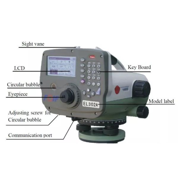 Multifunctional Portable Laser Auto Level Machine 35*18*35cm EL302A