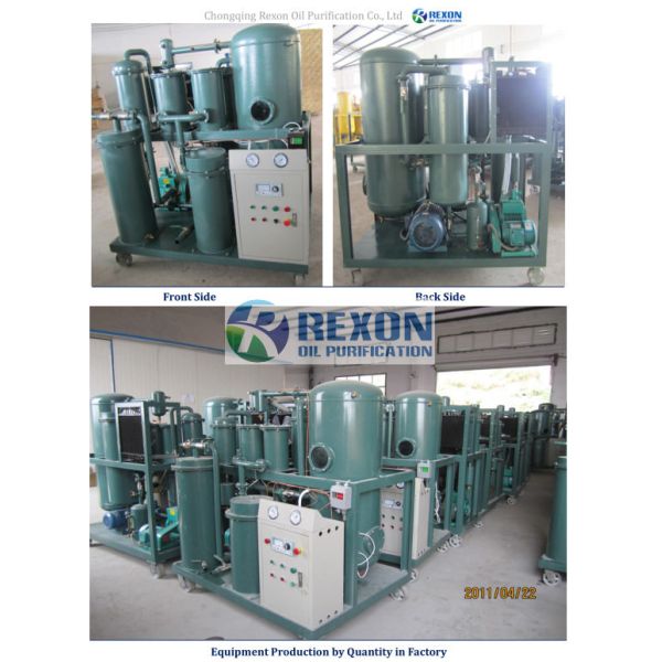 Free Water / Dissolved Water Removal Plant For Water Contaminated Oil 6000LPH TYA-D-100