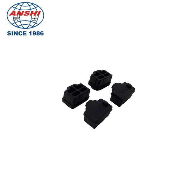 Silicone Black Corrosion Resistant RJ45 Port Dust Cover for Ethernet Port Protection