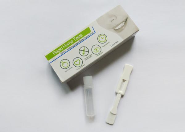 Safe Home Testing Kits 99% Accuracy , Oral Fluid Hiv Rapid Test Kit Plastic Housing
