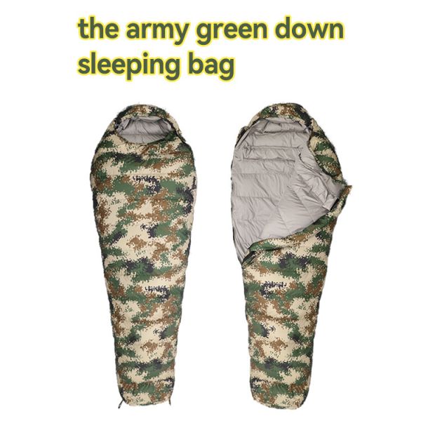Закамуфлируйте спальный мешок 220*75CM зимы тактической на открытом воздухе шестерни конверта военный