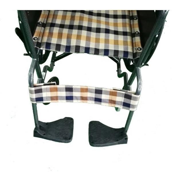 Durable High Quality Manual Wheelchair Rehabilitation Therapy Supplies 8 Front Caster,24 Rear Mag Wheel Steel Tubing 1