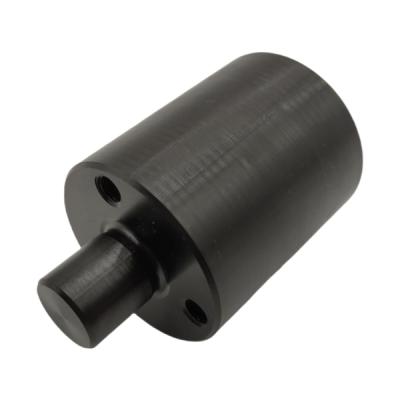 Componentes de motor de aluminio automotriz mecanizados por CNC con recubrimiento anodizado negro resistente a la corrosión