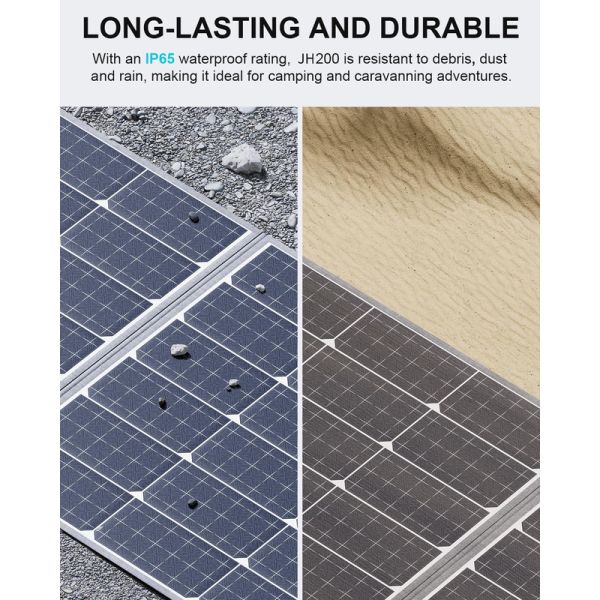 200W Solar Energy Portable Charger Waterproof Foldable Solar Battery Charger