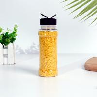 Pot en plastique PET de 100 ml, 150 ml, 200 ml, 250 ml, 300 ml, 500 ml avec couvercles papillon pour assaisonnement