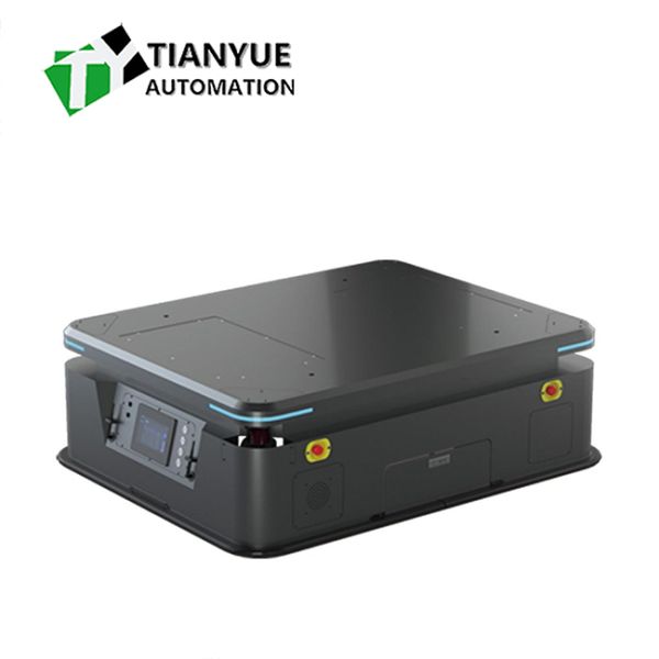 5000KG Bearing Weight AGV Automated Guided Vehicle with Precise Navigation ±10mm and Back Lift Docking Mode