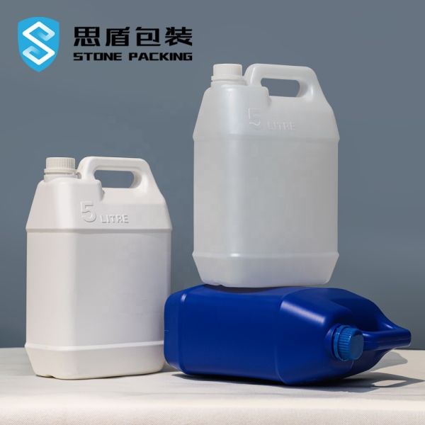 Daily Chemical 35mm HDPE Plastic Bottle 5 Liter Plastic Drum 192*125*305mm