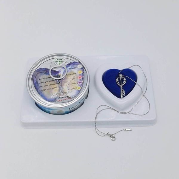Custom Color Box Love Pearl Necklace Gift Box With can Open Cage Pendant sending to everybody