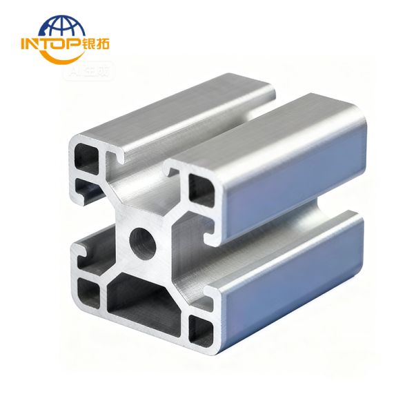 40x40 Black Anodized Aluminum Extrusion 6063 Aluminum Alloy Profile