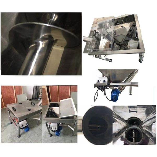 Customized Voltage Auxiliary Brewing Equipments / SS304 Flexible Screw Feeder