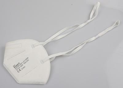 Headband Non Woven FFP2 Face Mask White Color For Pharmaceutical