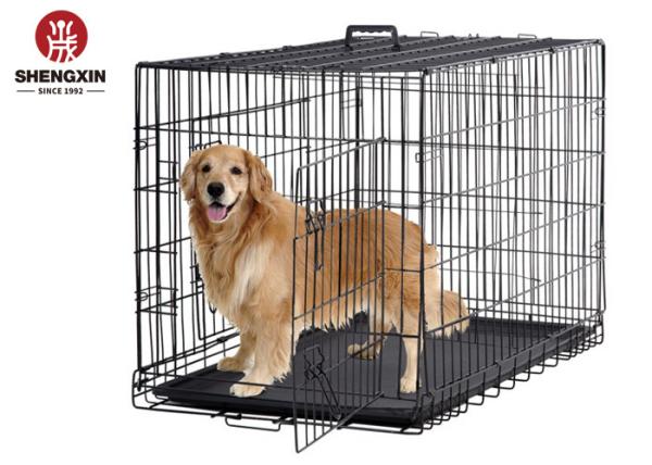 Breathable 2.8kg Stainless Steel Dog Cage For Pet Transport