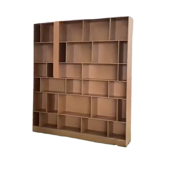 Tabique de talla de gran tamaño de los muebles interiores con los estantes para el hogar