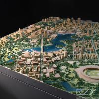 Miniatura do Plano Geral da Cidade Modelo Aecom 1/1000 Estação Ferroviária de Alta Velocidade de Quzhou