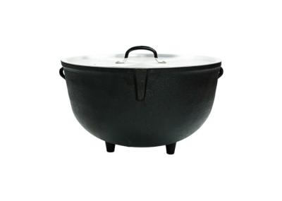 GV holandês de Oven With Wooden Lid ISO9005 do ferro fundido do ODM do OEM