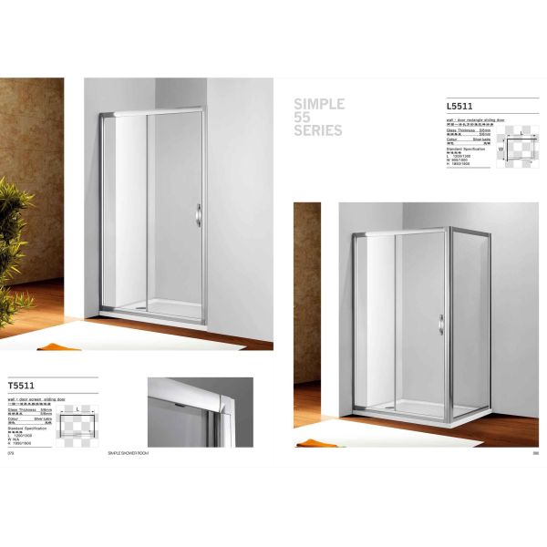 10 X 10 X 3/16 Inch Frosted Custom Tempered Glass Panel Shower Cut To Size