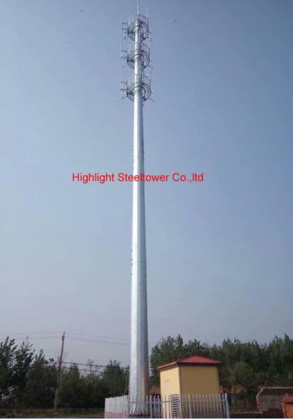 Angle Steel Self Supporting Tower Lattice Steel Tower  For Power Transmission