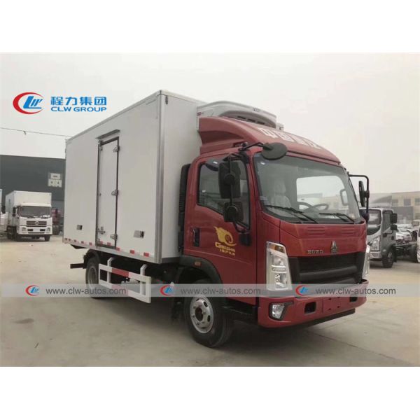 Тележка холодной комнаты Sinotruk 4000kg для доставки свежих фруктов