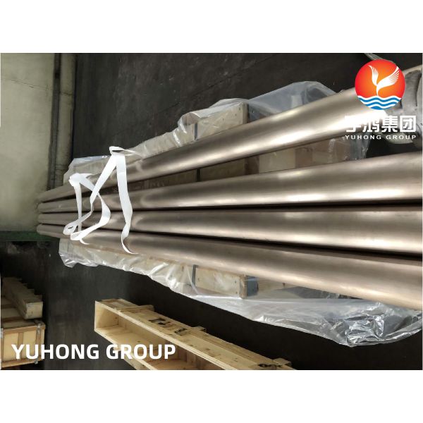 ASTM B466 , ASME SB466 C70600 Copper Nickel Seamless Pipe For Heat Exchanger