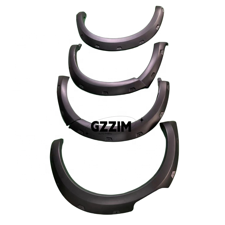 Plastic Black Auto Parts Wheel Eyebrow With Nail For Navara NP300 2021