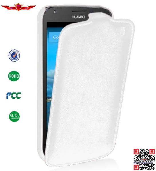 Wholesale Fashion Design  Ultra Thin PU Flip Leather Cover Case For Huawei Ascend Y600