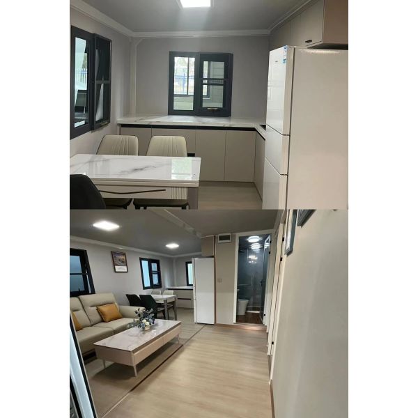 Container préfabriqué de design moderne maison pour salon chambre à coucher cuisine bureau garage vente