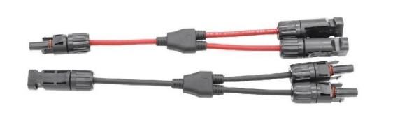 Y Conector de ramificação 2 a 1 PV004-2T1 Norma IEC 62852:2014/CE