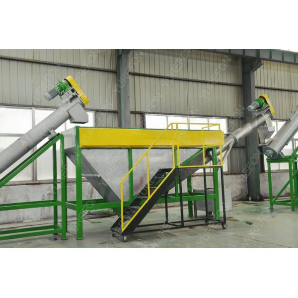 1500 Kg / H PET Dirty Plastic Bottle Crushing Washing Reused Machine Line