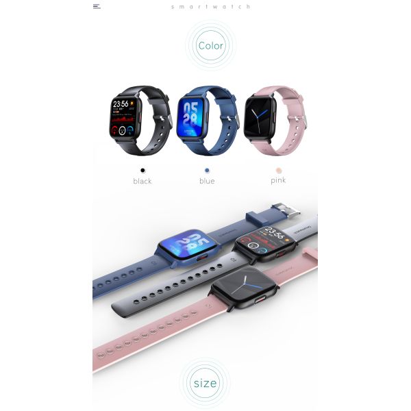 Eraysun Fashion Android Cheap China SmartWatch Men with Calling Feature Waterproof Touch Screen Qs16 Pro Smart Watches
