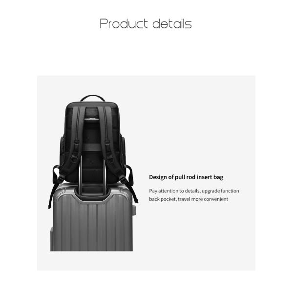 High grade gift custom logo men's outdoor waterproof laptop bag business Backpack