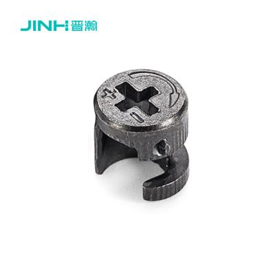 Carbon Steel 10mm Cam Lock Cabinet Fitting Eccentric Wheel Nut For Rta Furniture