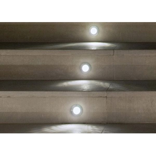 Milk Glass LED Underground Light / Mini Buried Underground Driveway Lights